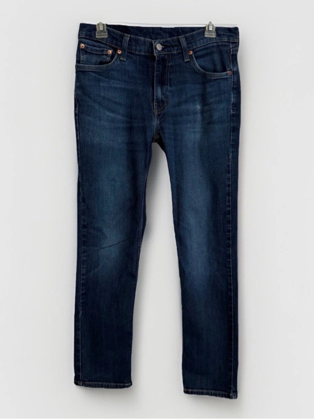 Levi's Dark Blue Denim Men's 31 511 Slim Straight Jeans Cotton Stretch Classic